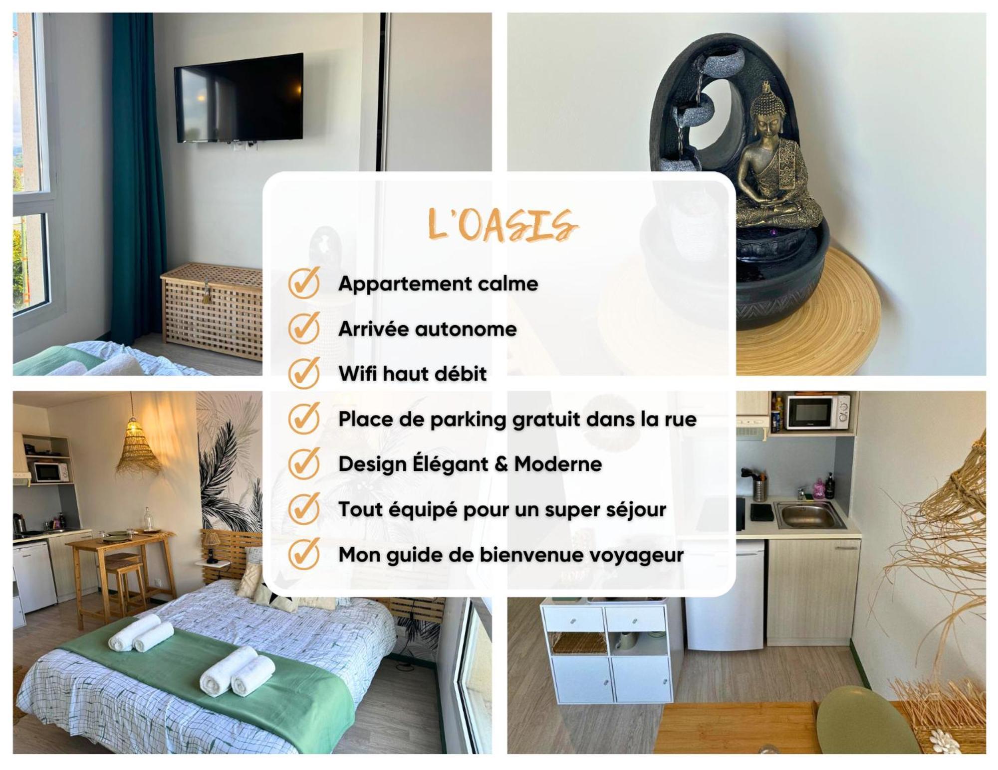 Oasis - Wifi, Clim, Vue, Equipe Apartment Lourdes Exterior photo